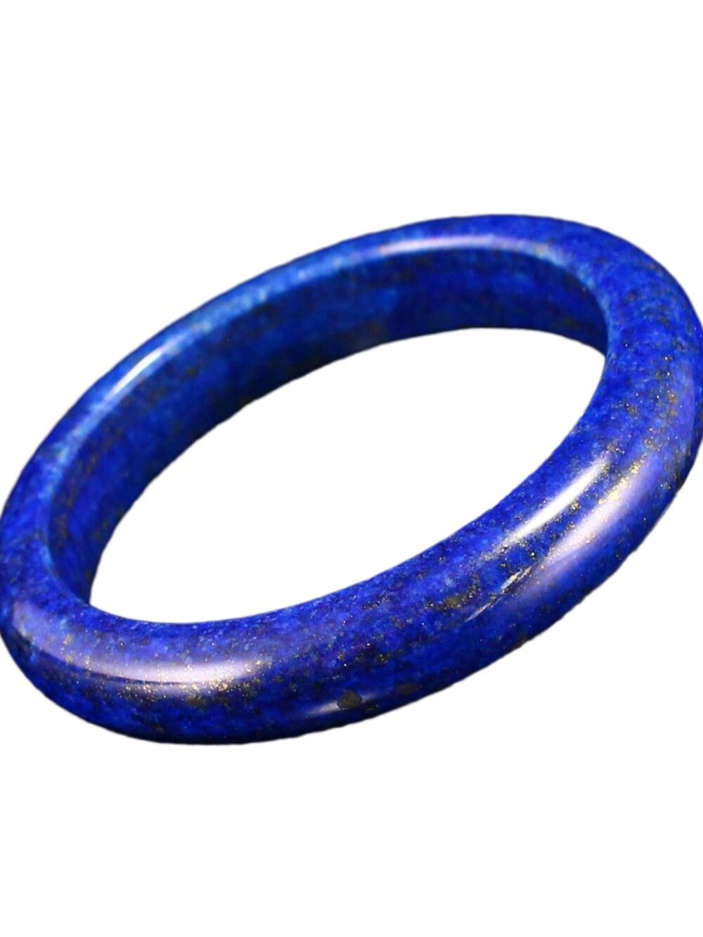 Natural Royal Lapis Lazuli Bangle Bracelet 53.6mm ID 40.108g Gemstone Certified